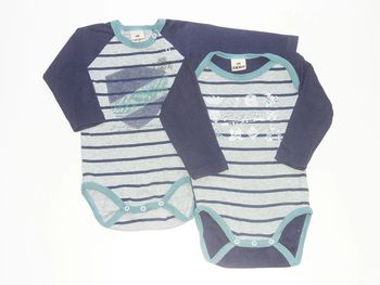 Lot de 2 bodies IKKS - 6 mois