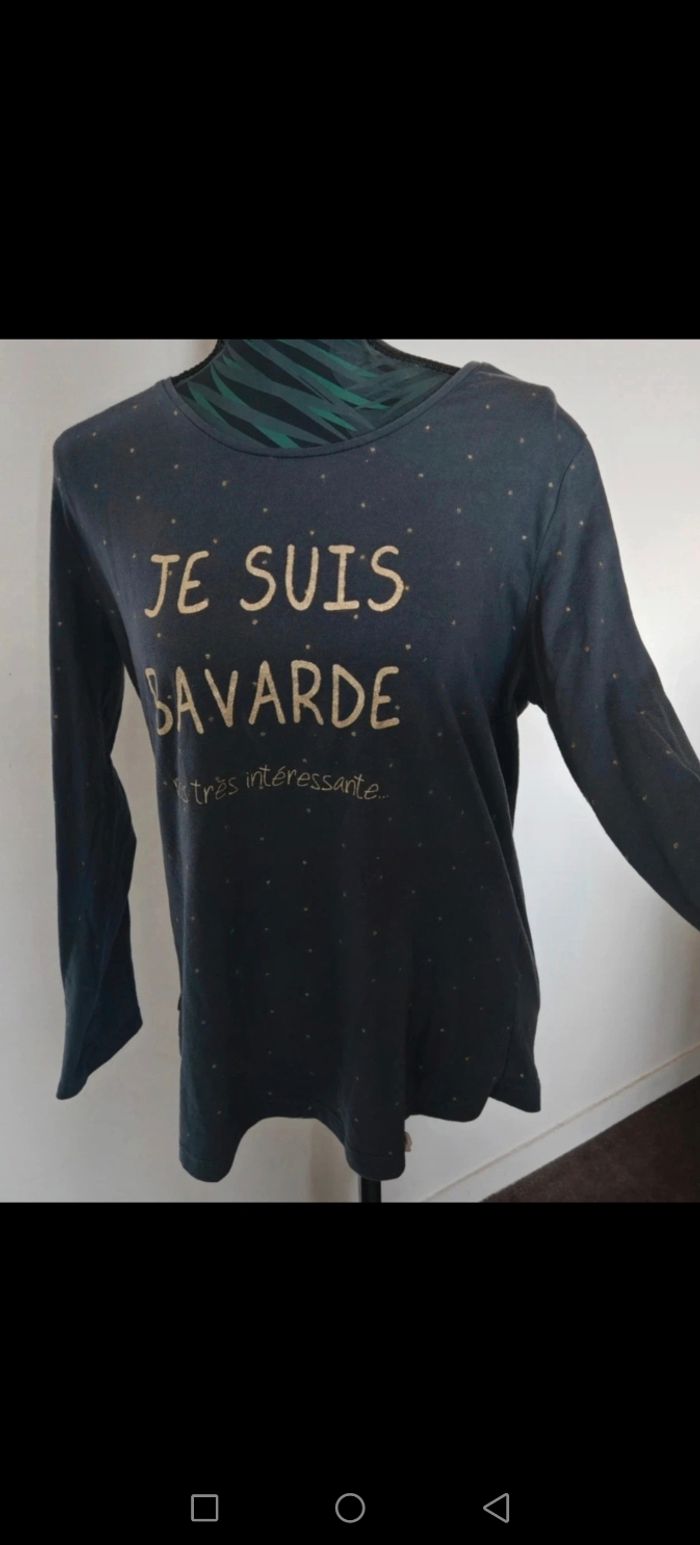 Haut de pyjama taille L