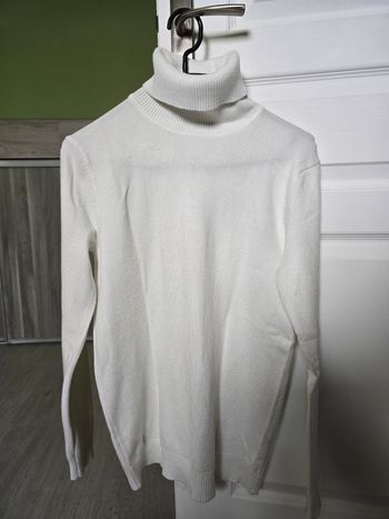Pull col roulé