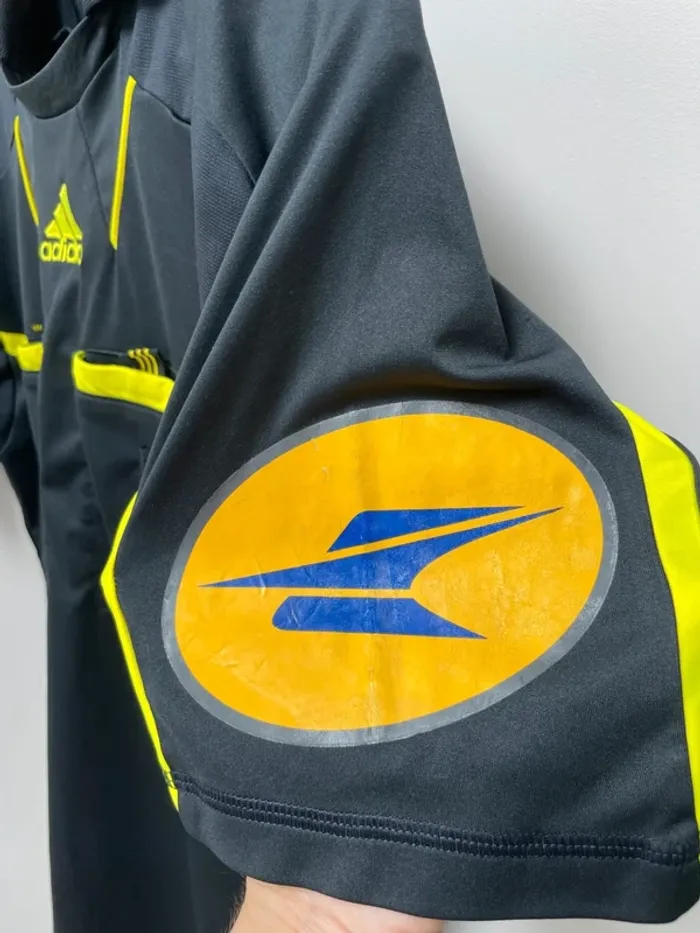 Referee Jersey Adidas / Sponsor La Poste 2009 Mens Size S - photo numéro 4