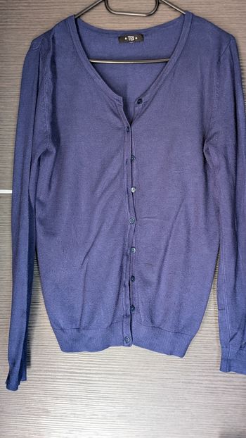 Gilet Tex bleu profond