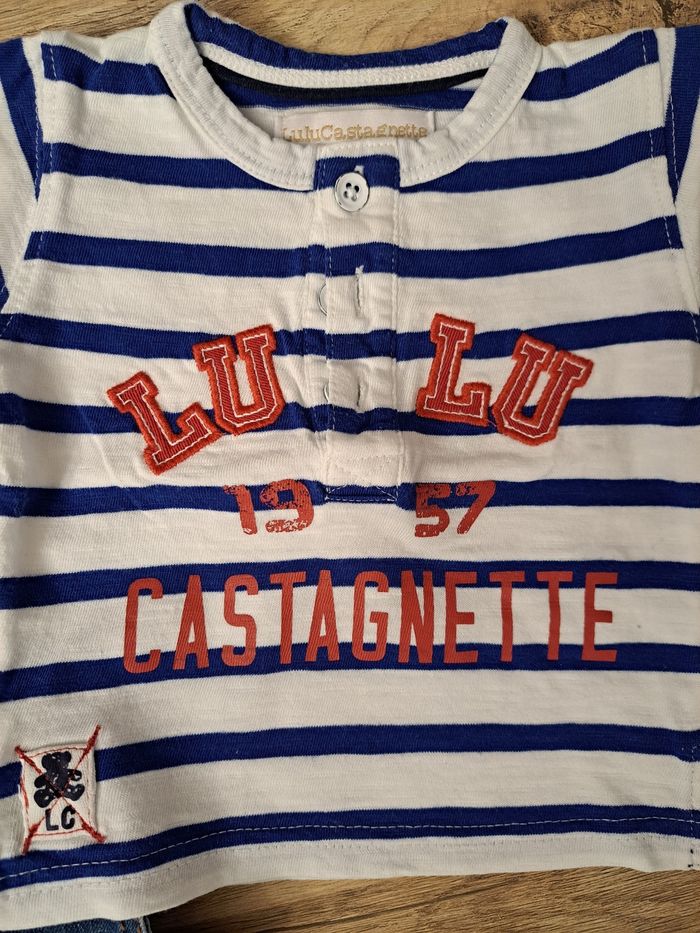 Ensemble salopette Lulu Castagnette 3 mois - photo numéro 3