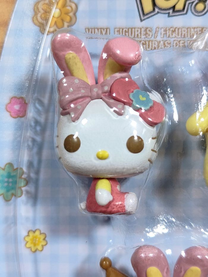 Pack 3 Figurines Funko Pocket Pop! - Hello Kitty and Friends (Édition Pâques) - photo numéro 2