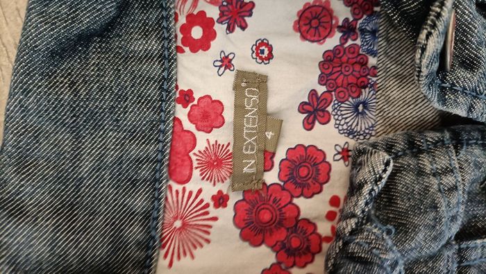 Veste en jean fille 4 ans - photo numéro 2