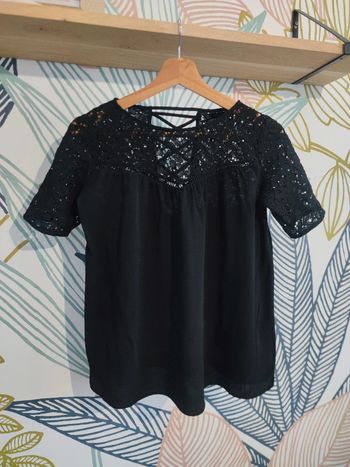Top tunique dentelle Zara taille S
