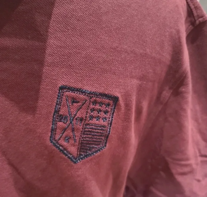 Polo bordeaux taille l - photo numéro 2