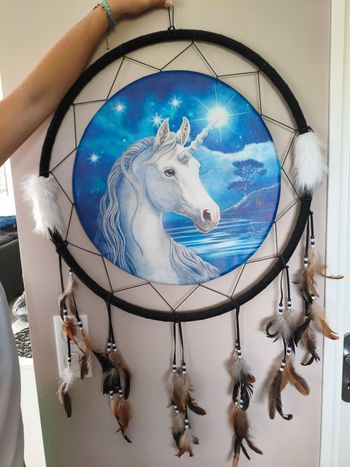 Attrape rêve licorne