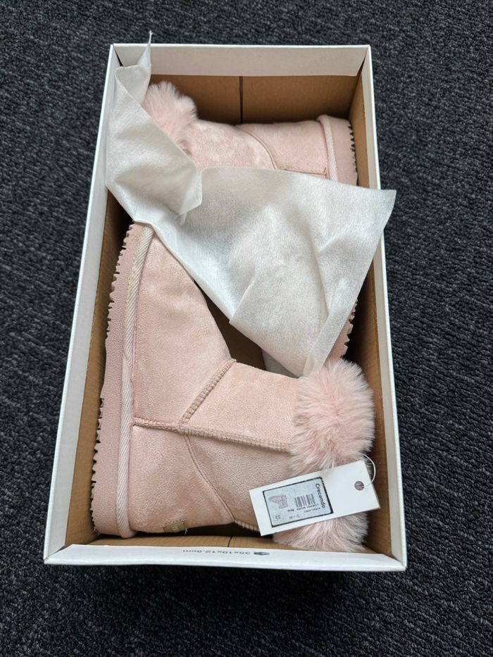 Bottines neuves * 33  * coloris rose poudré - photo numéro 9