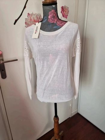Pull fin avec détails Morgan Neuf