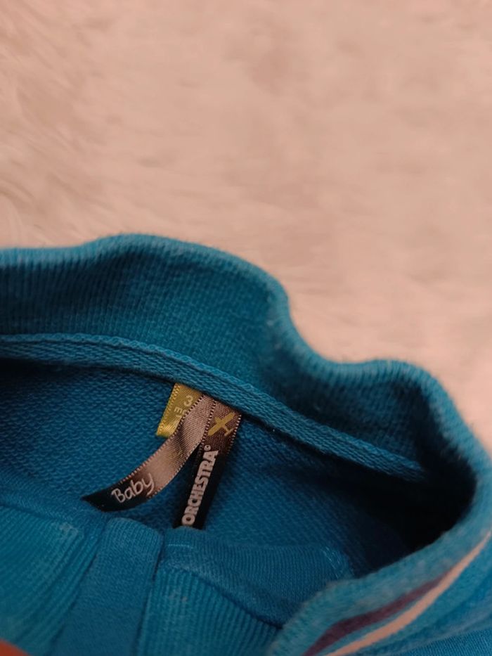 Veste esprit Teddy / Gilet Zippé T. 3 mois Orchestra Baby - photo numéro 6