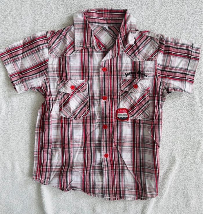 Lot de 6 chemises manches courtes & manches longues Taille 4/5 ans - photo numéro 9
