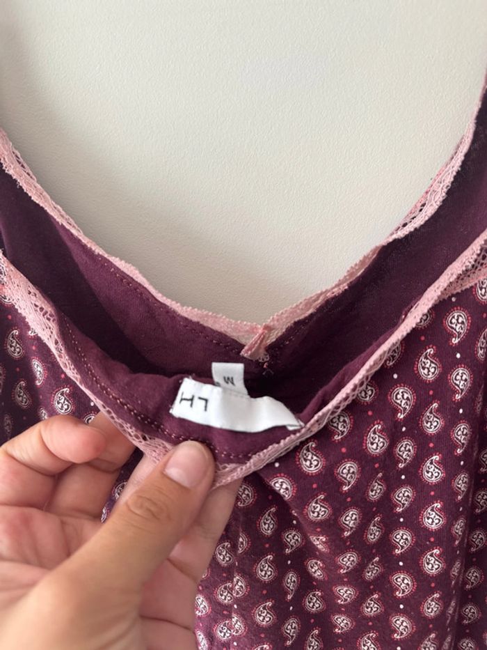 👚 débardeur de pyjama femme - taille M - la halle - bon etat - photo numéro 8