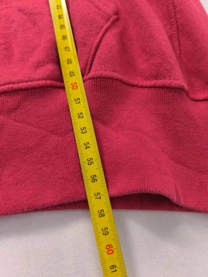 Sweat capuche homme zippé rose logo bleu clair Ralph Lauren taille L excellent état - photo numéro 17