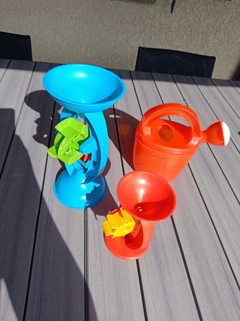 Jeux d'eau et de plage