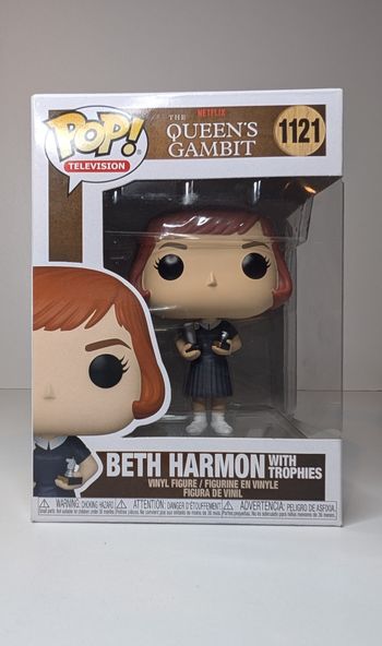 [Funko pop] The Queen's Gambit Beth Hamon with trophies 1121