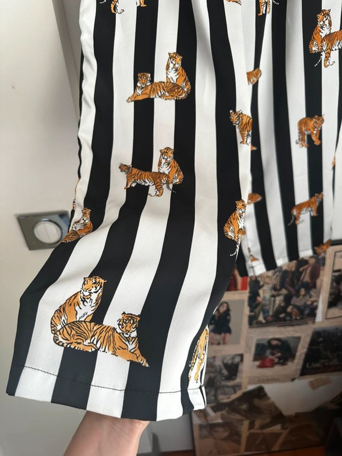 🐅 Pantalon fluide Millenium– Motif tigre chic (Neuf) - photo numéro 3