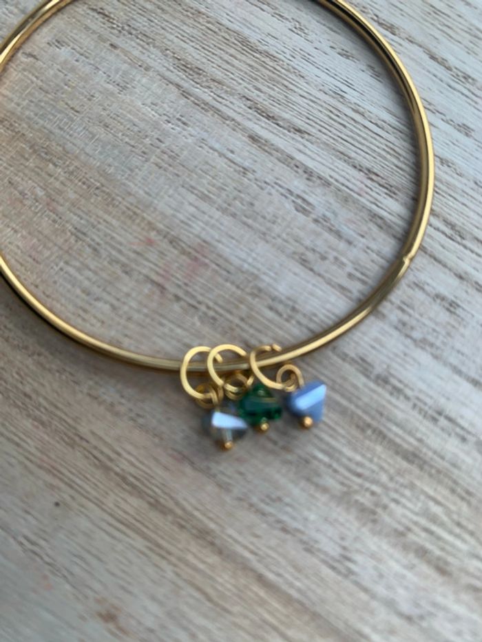 bracelet perles acier inoxydable - photo numéro 3