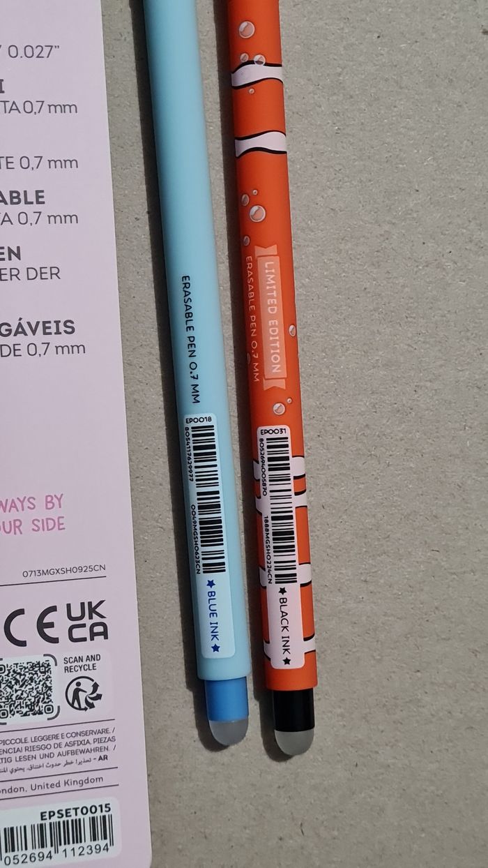 Legami Saint Valentin 2026 Oiseaux Amoureux + Poisson Némo Under the Sea + Éléphant = 4 Stylos - photo numéro 2