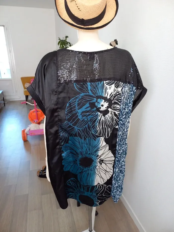 Tee-shirt femme noir T50 - photo numéro 3