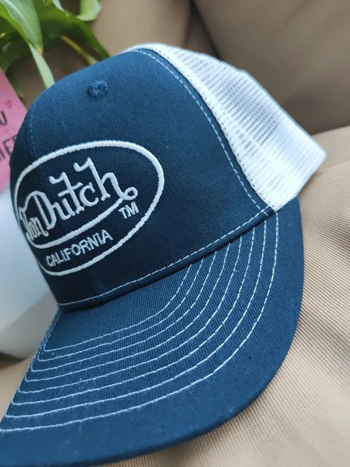 Casquette Trucker Von Dutch bleue marine - photo numéro 2