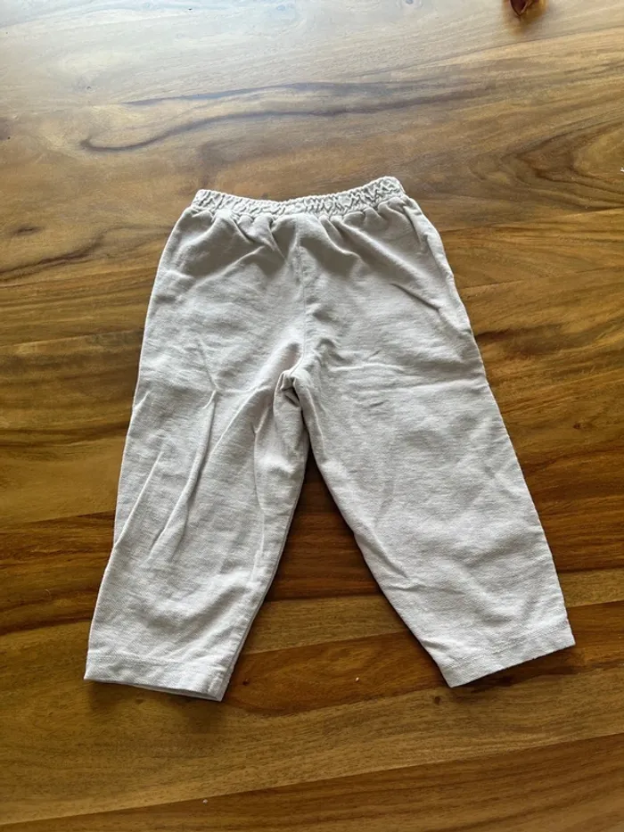 Pantalon beige Zara - photo numéro 3