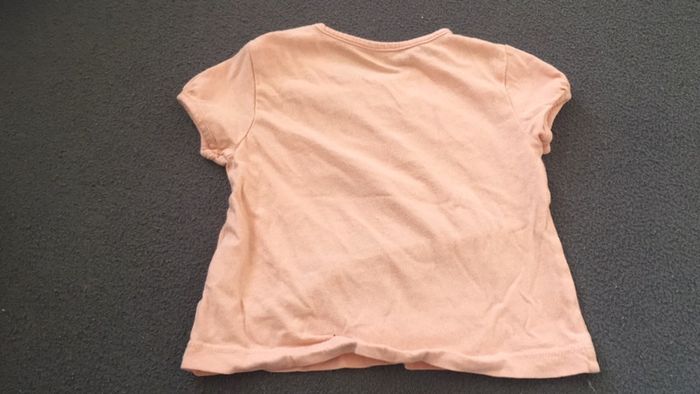 T-shirt fille abricot 6 mois - photo numéro 2