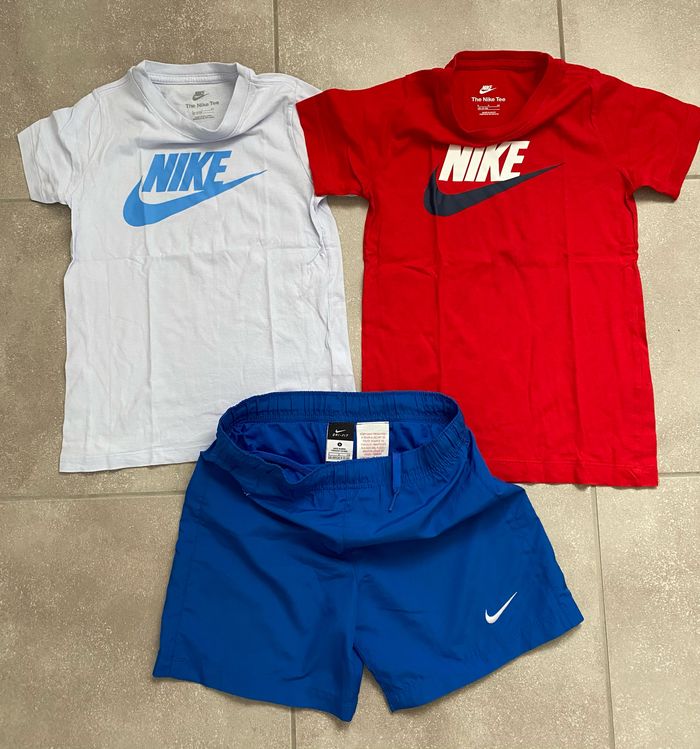 Lot NIKE garçon 8/10 ans (taille S): shorts & t-shirts - photo numéro 4