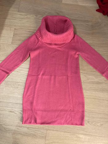 Robe pull ou pull long H&M rose XS