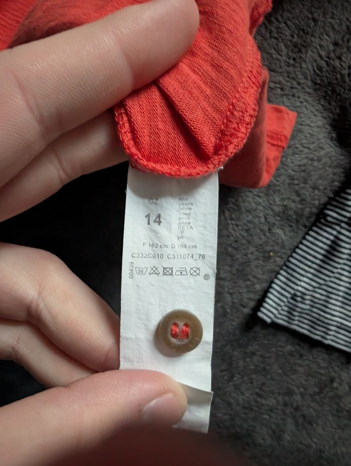 Pull catimini orange taille 14 ans - photo numéro 4