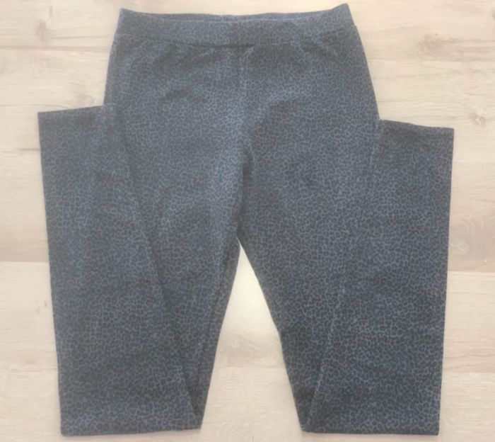 Legging promod léopard taille 1 gris et noir