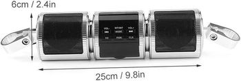 Kit Enceintes Stéréo Moto Bluetooth MP3 Waterproof Aramox
