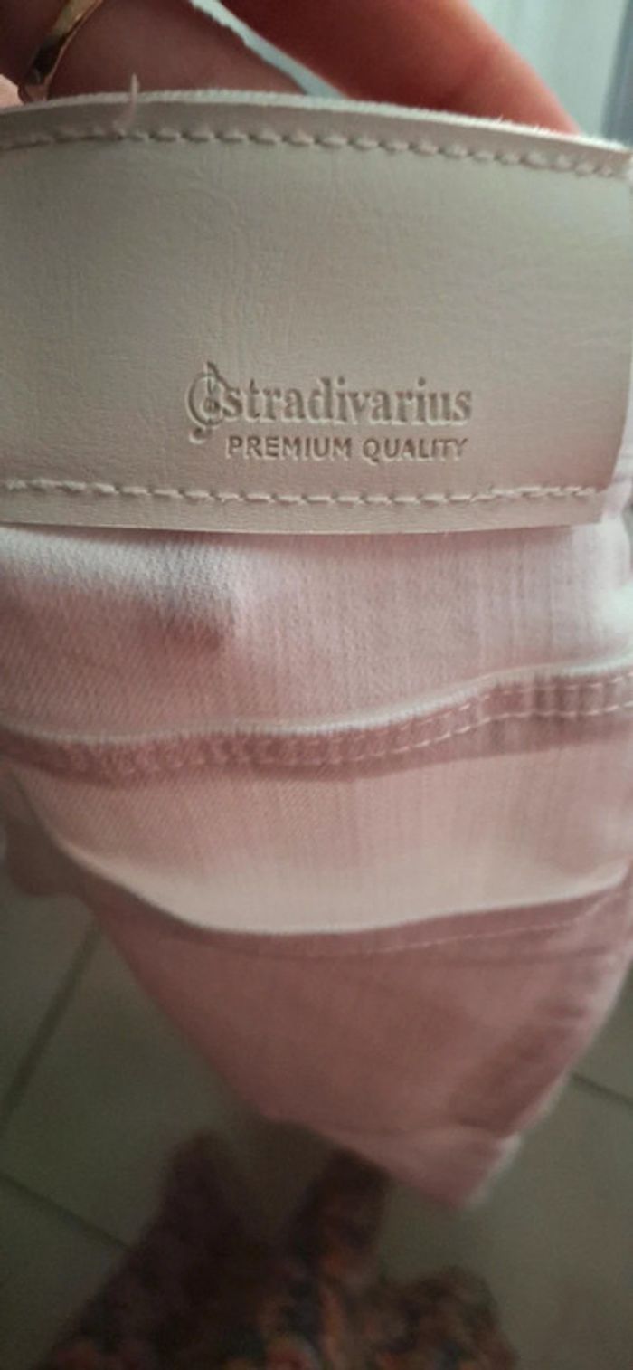 Pantalon en jean blanc - photo numéro 5