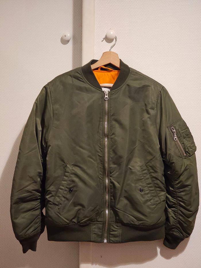 Veste Bomber vert olive