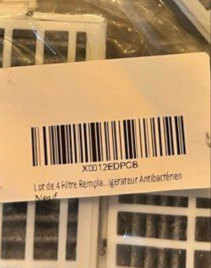 Lot de 3 filtres à charbon actif  pour frigo whirlpool. - photo numéro 2