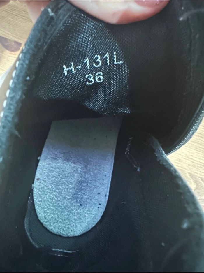 Baskets noires  Avec semelles compensées - photo numéro 3
