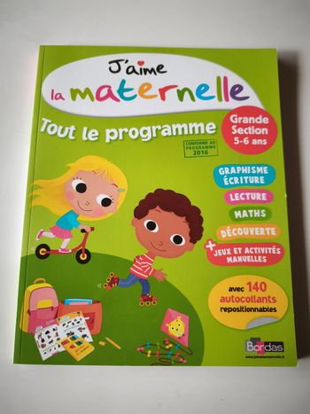 J'aime la maternelle grande section 5-6 ans