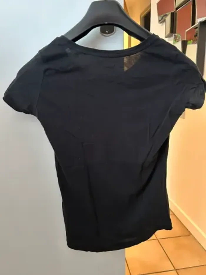 T-shirt message je suis polie.. taille XS - photo numéro 5