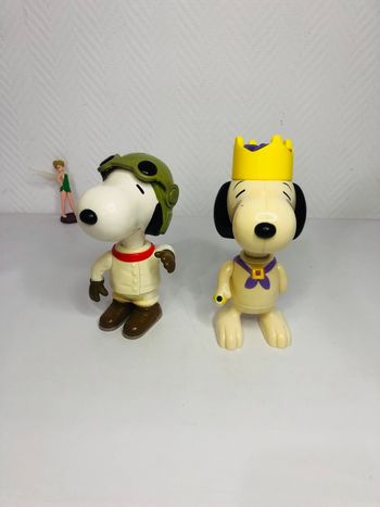 2 figurines Snoopy 18 cm