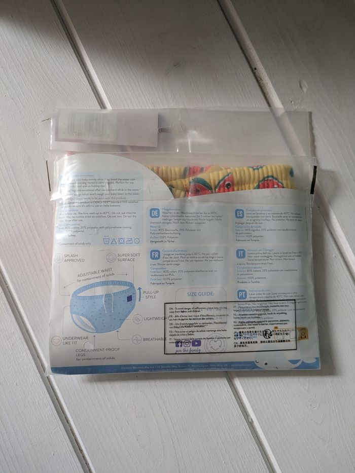 Bambino Mio couche réutilisable de bain XL melon - photo numéro 2