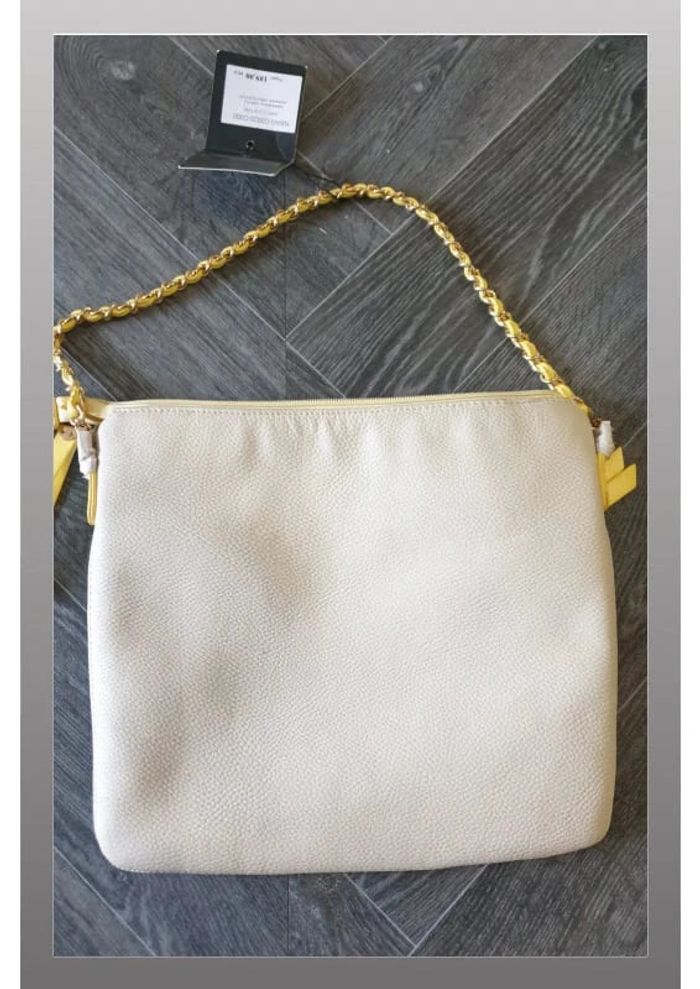 Sac à main beige/jaune Nobo 30x27cm - photo numéro 2