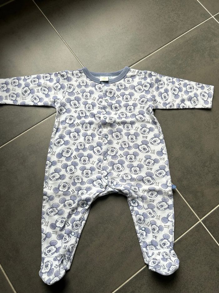 Lot de 2 Pyjamas grenouillères 1 pièce léger manches longues Disney bébé garçon - photo numéro 8