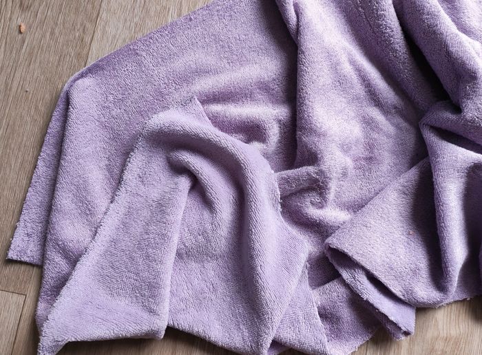 Coupon 50cmx155cm bambou lilas