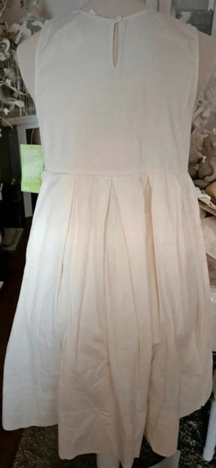 Robe crème fleurs H & M Taille 38 Neuve - photo numéro 4