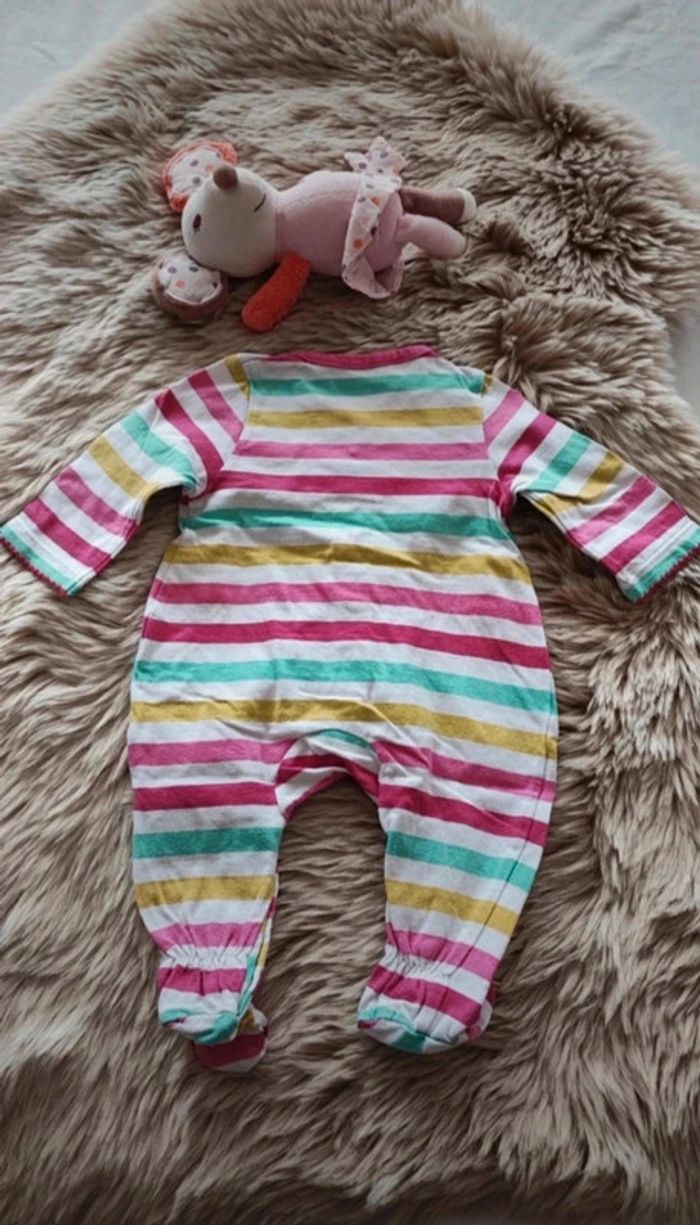 Pyjama fin rayé orchestra 1 mois - photo numéro 2