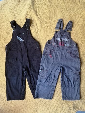 2 salopettes 2 ans