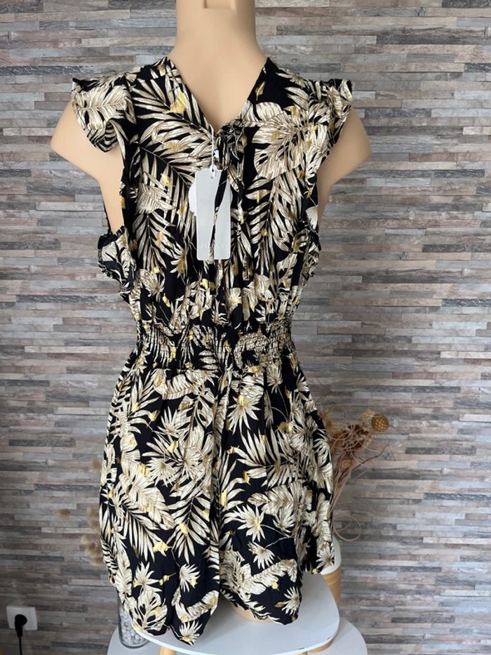 Combi short noir et doré S/M - photo numéro 4