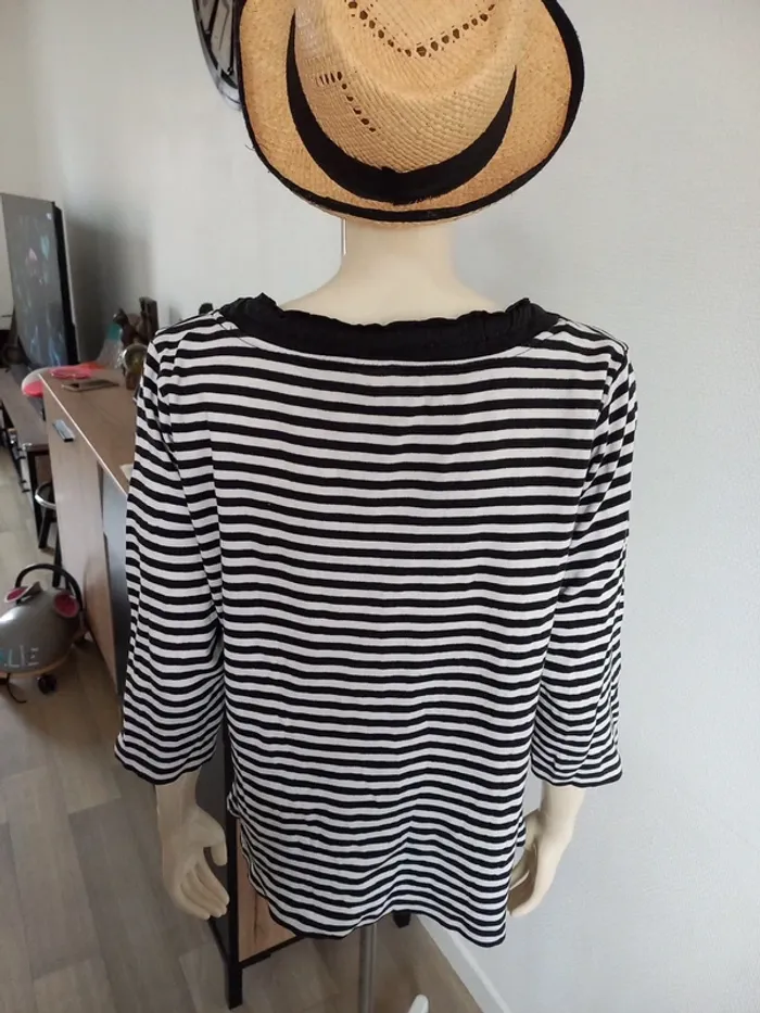 Pull rayé XL - photo numéro 3