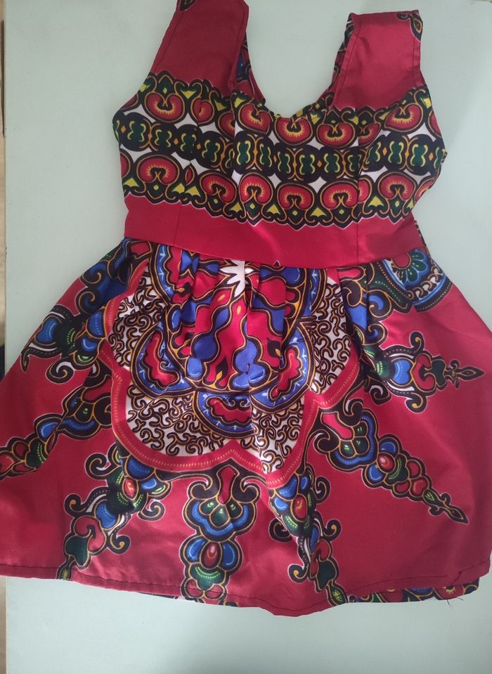 Lots robes africaine pagne Wax 1,5 à 2 ans - photo numéro 2