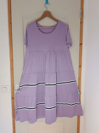 Robe ample violet 46