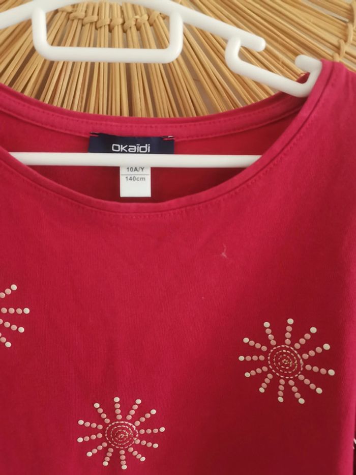 Tee shirt okaidi neuf 10 ans - photo numéro 2